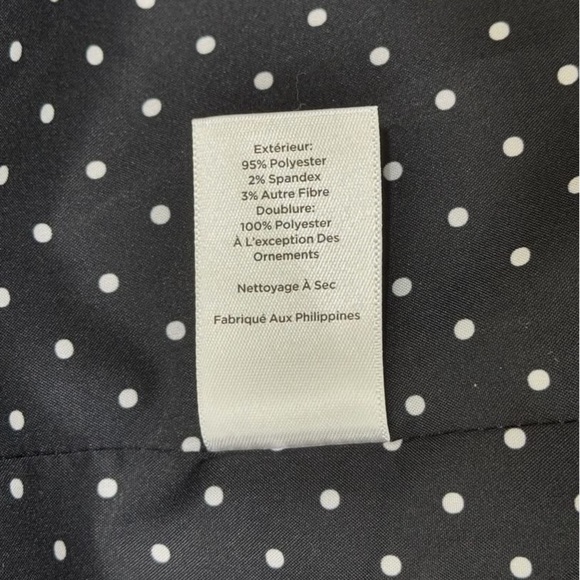 TALBOTS White & Black Westport Tweed Open Front Blazer Jacket - Women’s Size 18 - Picture 10 of 13